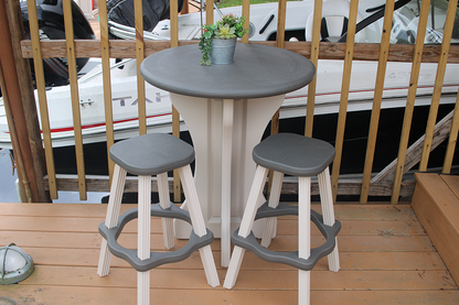 Leisure Accents Table & Stools - Leisure Accents